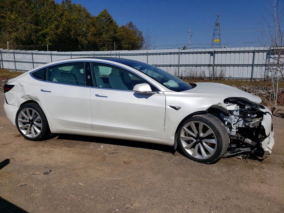 2020 Tesla VIN 5YJ3E1EB3LF789281 COPART salvage auction — FRONT END, Salvage Title, sold $1,200 on 2026-07-28 (photo 4)