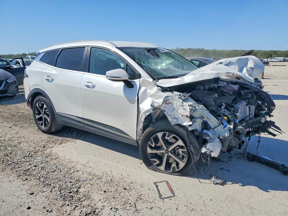 2025 Kia Sportage VIN KNDPVCDG6S7232850 COPART salvage auction — FRONT END, ID - SALVAGE CERTIFICATE OF TITLE, sold $5,700 on 2026-07-28 (photo 4)