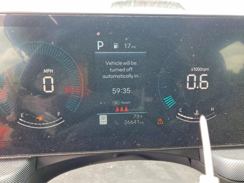 2024 Hyundai Sonata VIN KMHL64JA5RA416493 COPART salvage auction — FRONT END, Tn - Salvage Certificate, sold $625 on 2026-07-23 (photo 9)