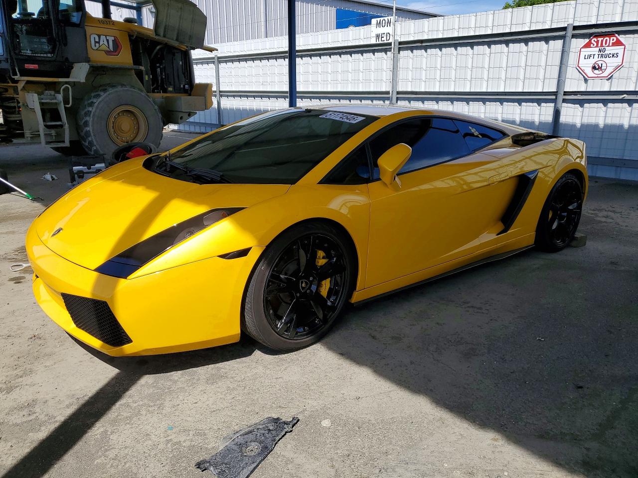 2008 Lamborghini Gallardo VIN ZHWGU12T08LA06448 — COPART salvage auction photo