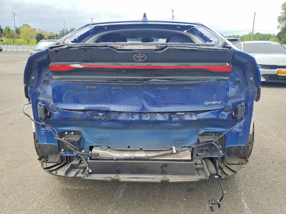 2023 Toyota Prius VIN JTDACAAU1P3002707 COPART salvage auction — FRONT END, Or - Lien Papers Salvage, sold $4,300 on 2026-07-27 (photo 6)