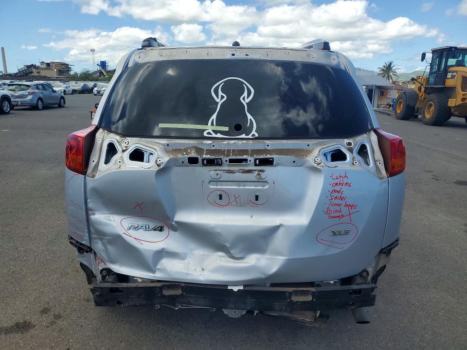 2015 Toyota Rav 4 VIN JTMWFREV0FJ034296 COPART salvage auction — REAR END, HI - CERTIFICATE OF SALVAGE, sold $3,000 on 2026-07-27 (photo 6)