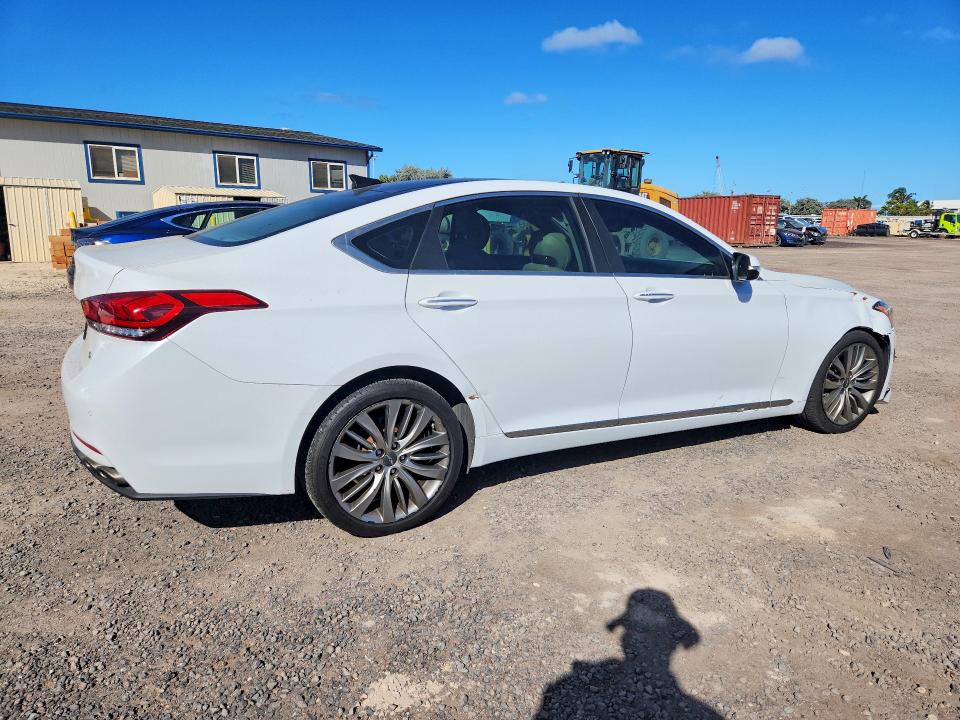 2015 Hyundai Genesis VIN KMHGN4JF5FU102708 COPART salvage auction — FRONT END, Hi - Certificate Of Title, sold $2,700 on 2026-07-27 (photo 3)