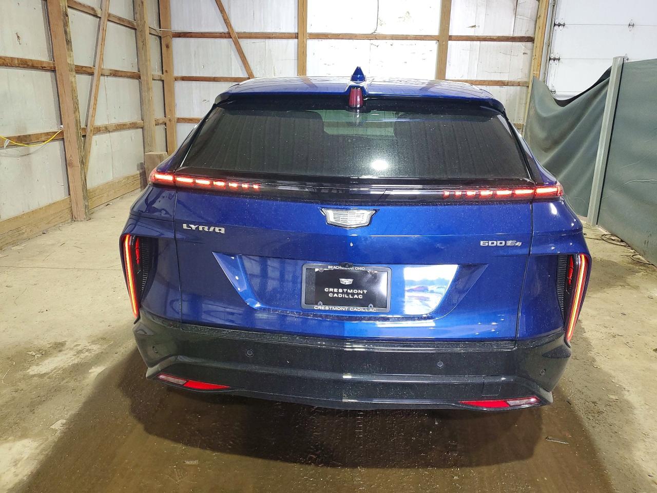 2025 Cadillac LYRIQ VIN 1GYKPURL4SZ318401 COPART salvage auction — Hail, OH - CERT OF TITLE-SALVAGE, sold $25,750 on 2026-07-02 (photo 6)