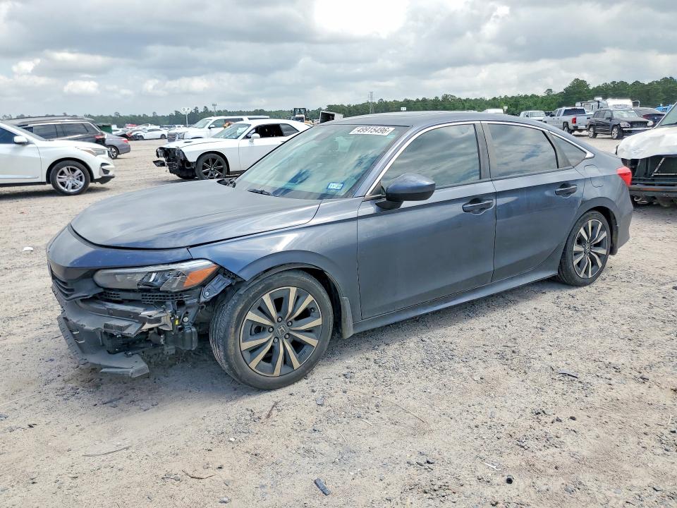 2022 Honda Civic VIN JHMFE1F76NX006002 COPART salvage auction — FRONT END, Tx - Salvage Vehicle Title, sold $3,300 on 2026-07-24 (photo 1)