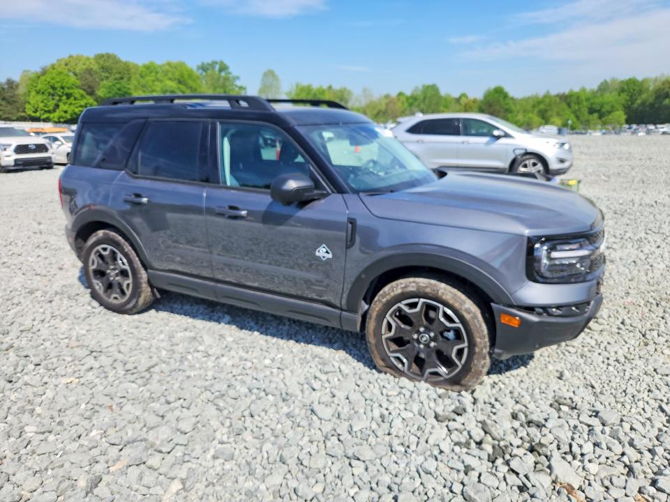 2025 Ford Bronco VIN 3FMCR9CNXSRF21076 COPART salvage auction — FRONT END, Nc - Certificate Of Title, sold $3,750 on 2026-07-01 (photo 4)