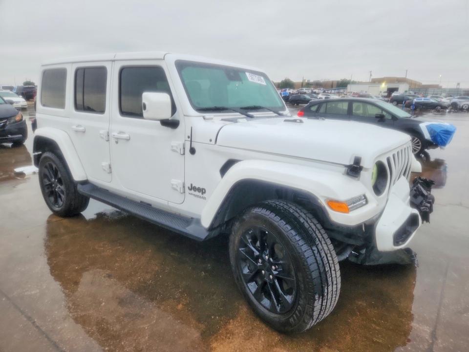 2021 Jeep Wrangler / VIN 1C4HJXEN8MW526134 COPART salvage auction — FRONT END, Tx - Certificate Of Title, sold $11,700 on 2026-07-09 (photo 4)