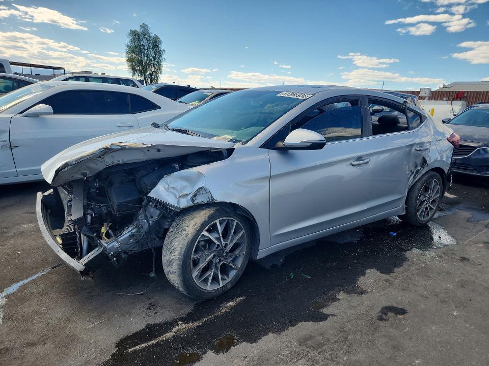 2020 Hyundai Elantra VIN KMHD84LF9LU929548 COPART salvage auction — FRONT END, Nv - Certificate Of Title, sold $1,450 on 2026-07-06 (photo 1)