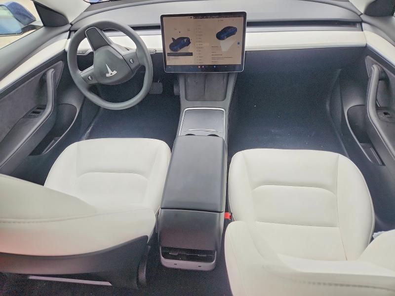 2023 Tesla Model 3 VIN 5YJ3E1EB2PF713492 COPART salvage auction — SIDE, Tx - Salvage Vehicle Title, sold $5,900 on 2026-07-06 (photo 8)