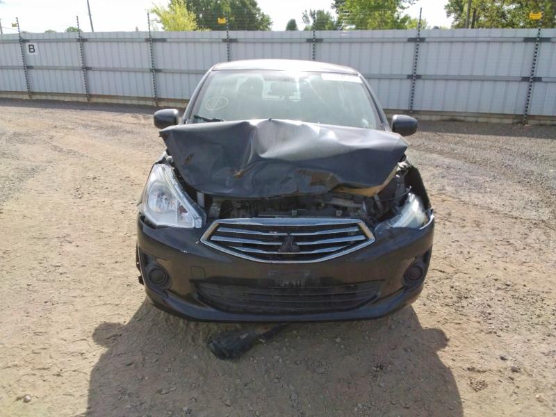 2017 Mitsubishi Mirage VIN ML32F3FJ3HHF05655 COPART salvage auction — FRONT END, Nc - Salvage Certificate Of Title, sold $350 on 2026-07-08 (photo 5)