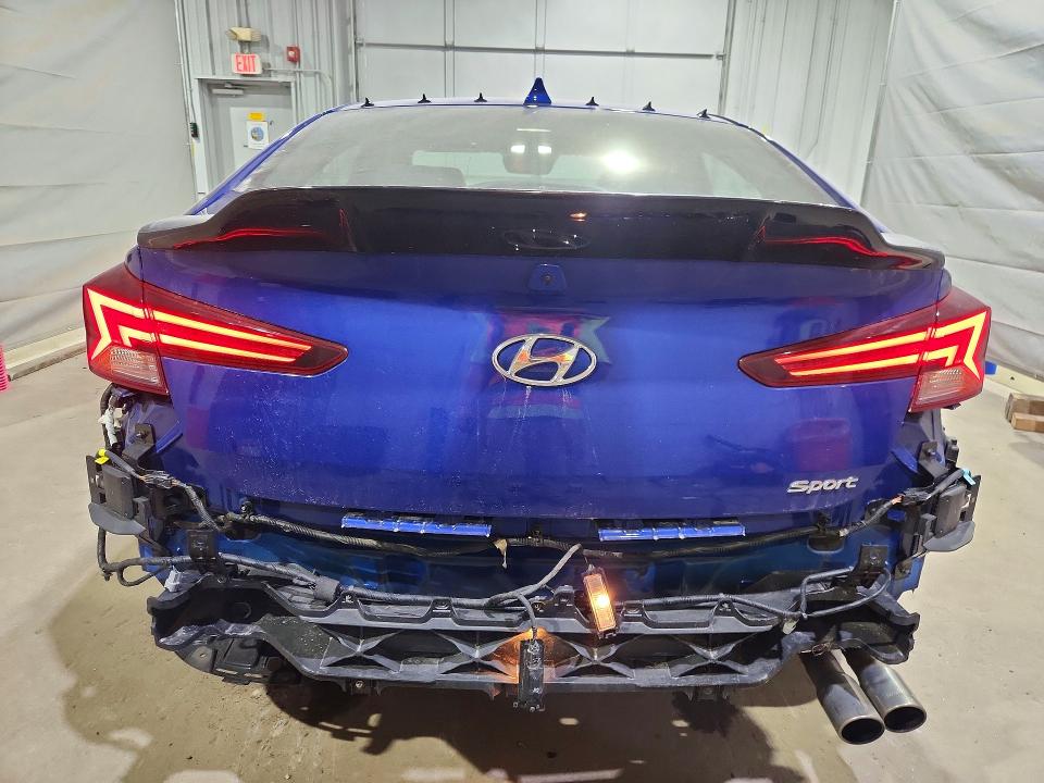 2020 Hyundai Elantra VIN KMHD04LBXLU070331 COPART salvage auction — REAR END, Nh - Cert Of Title-Salvage, sold $3,500 on 2026-07-28 (photo 6)