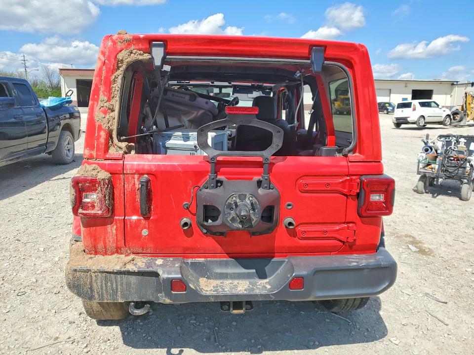 2018 Jeep Wrangler / VIN 1C4HJXEN9JW192014 COPART salvage auction — WATER/FLOOD, In - Cert Of Title-Salvage Flood, sold $6,100 on 2026-07-02 (photo 6)