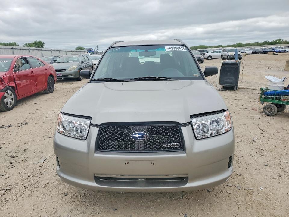2007 Subaru Forester VIN JF1SG63617H742948 COPART salvage auction — FRONT END, Mo - Salvage Certificate Of Title, sold $875 on 2026-07-02 (photo 5)