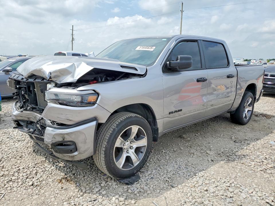 2025 Ram 1500 VIN 1C6RREGP1SN696670 COPART salvage auction — FRONT END, Tx - Salvage Vehicle Title, sold $9,000 on 2026-07-09 (photo 1)