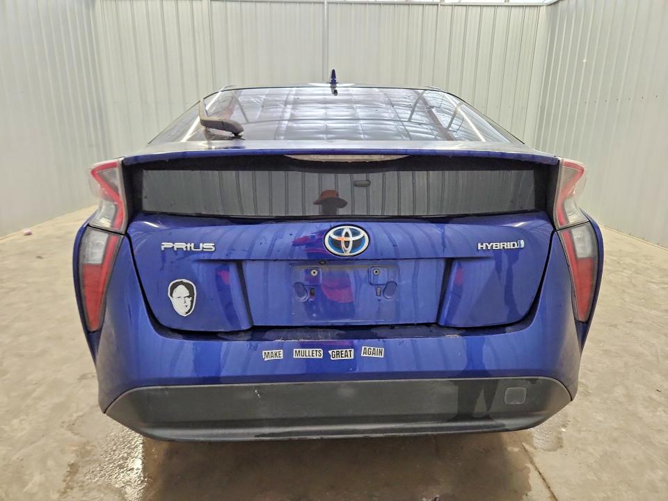 2016 Toyota Prius VIN JTDKARFU2G3512646 COPART salvage auction — ENGINE BURN, Ca - Dealer Only Clean Title, sold $2,050 on 2026-07-07 (photo 6)