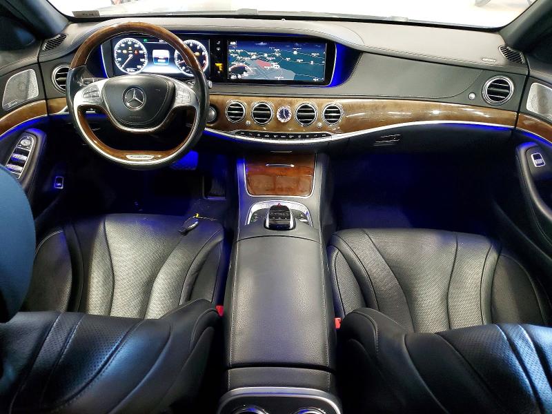 2015 Mercedes-benz S class VIN WDDUG8FB5FA153650 COPART salvage auction — MINOR DENT/SCRATCHES, Wv - Certificate Of Title, sold $11,300 on 2026-07-24 (photo 8)