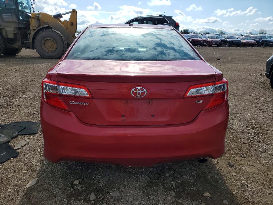 2012 Toyota Camry VIN 4T1BF1FK1CU627272 COPART salvage auction — FRONT END, Il - Salvage Certificate, sold $1,900 on 2026-07-09 (photo 6)