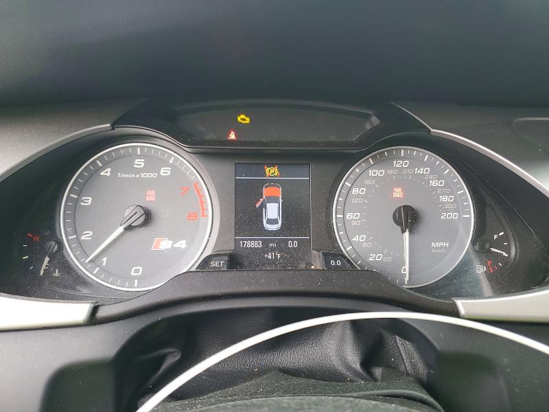 2010 Audi S4 VIN WAUBGAFL9AA115815 COPART salvage auction — SIDE, NV - SALVAGE TITLE, sold $2,500 on 2026-07-16 (photo 9)