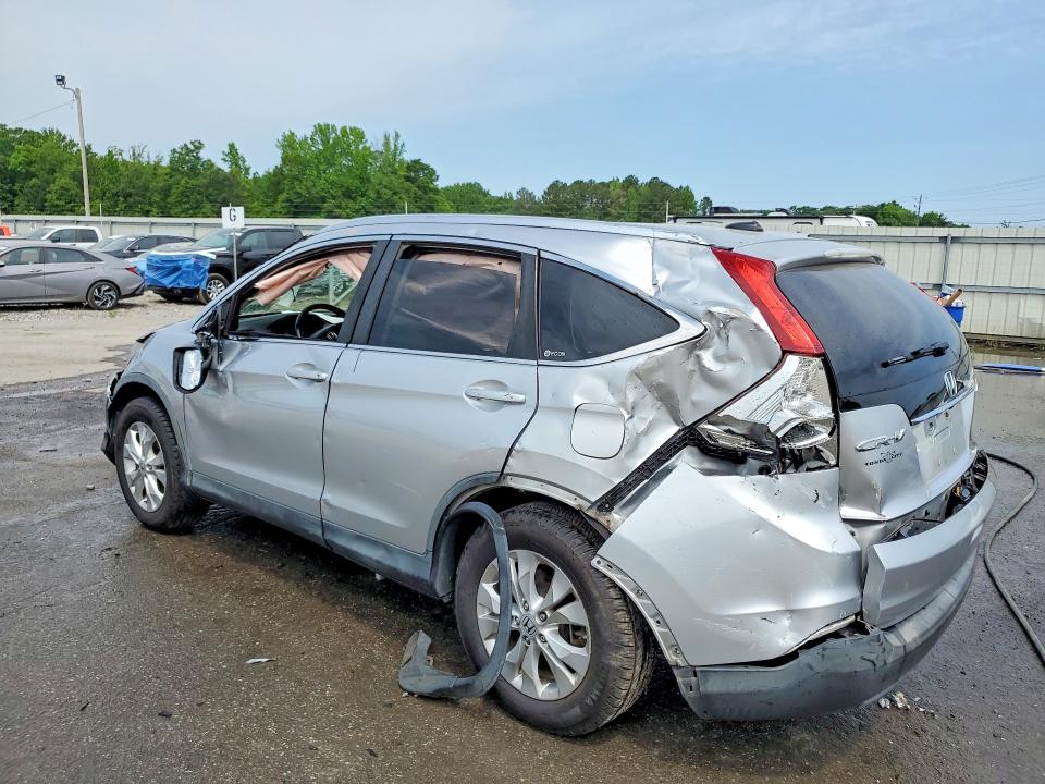 2012 Honda Cr-v VIN JHLRM4H76CC013247 COPART salvage auction — ROLLOVER, AL - CERT OF TITLE-SALVAGE TITLE, sold $1,350 on 2026-07-09 (photo 2)