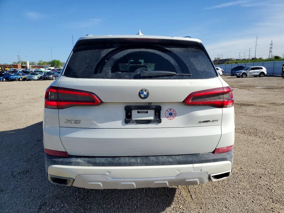 2020 BMW X5 VIN 5UXCR6C08L9B94442 COPART salvage auction — HAIL, Ia - Cert Of Title-Salvage Title, sold $10,800 on 2026-07-29 (photo 6)