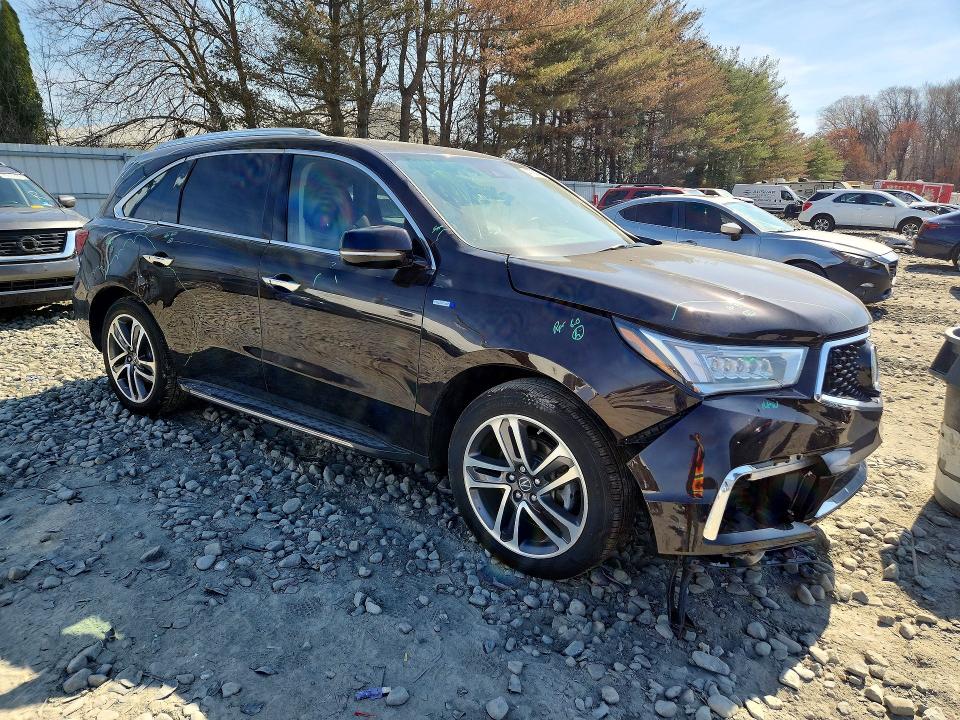 2018 Acura Mdx VIN 5J8YD7H77JL000998 COPART salvage auction — FRONT END, Salvage Title, sold $8,700 on 2026-08-24 (photo 4)