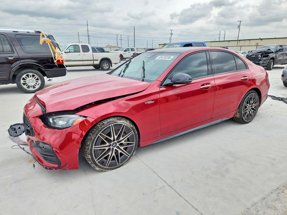 2026 Mercedes-benz C-klasse VIN W1KAF8HB8TR325895 COPART salvage auction — FRONT END, Tx - Certificate Of Title, sold $17,200 on 2026-07-28 (photo 1)