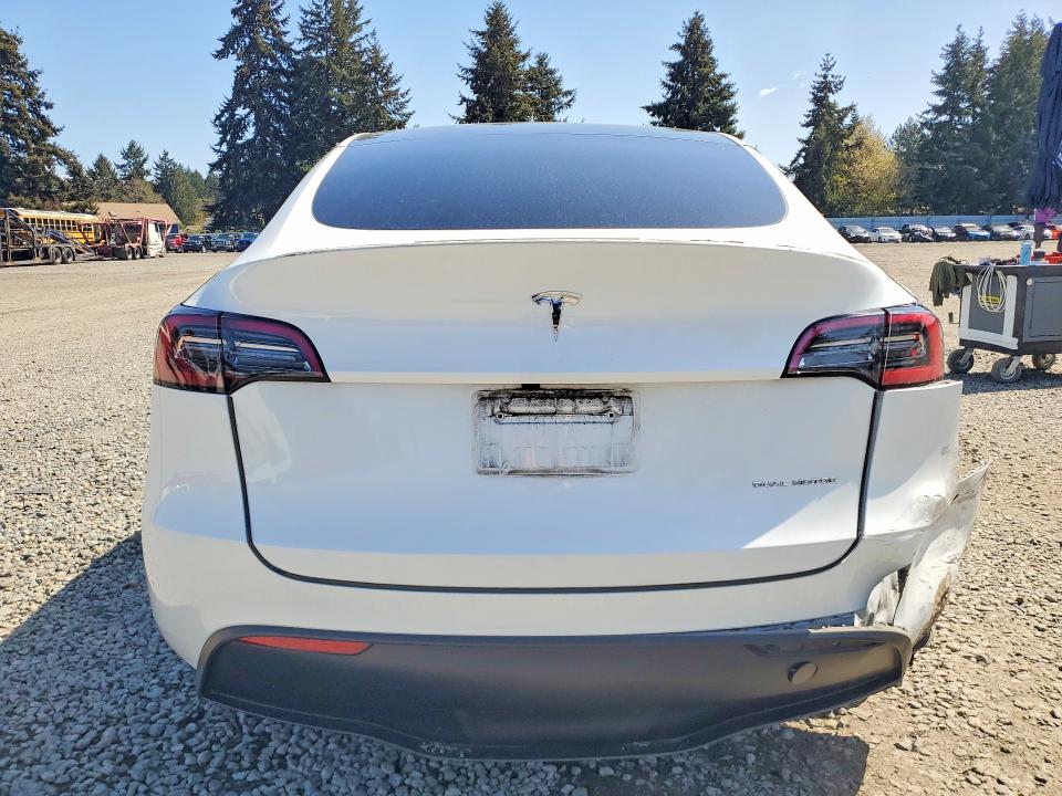 2024 Tesla Model y VIN 7SAYGAEE0RF986107 COPART salvage auction — REAR END, Wa - Bill Of Sale, sold $13,200 on 2026-07-02 (photo 6)