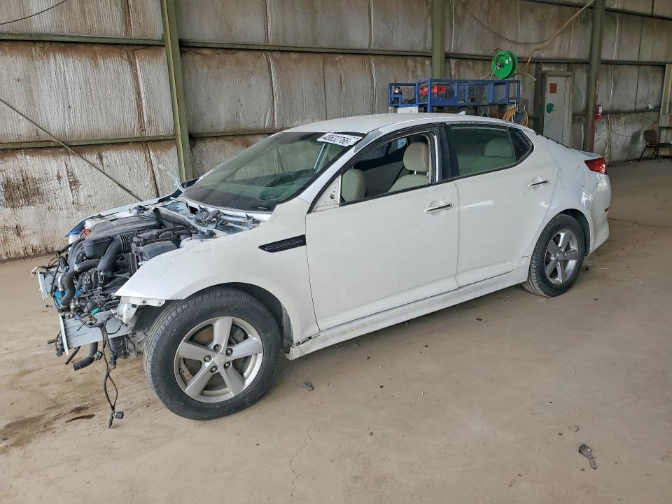 2015 Kia Optima VIN 5XXGM4A73FG444776 COPART salvage auction — FRONT END, Az - Certificate Of Title, sold $300 on 2026-07-08 (photo 1)