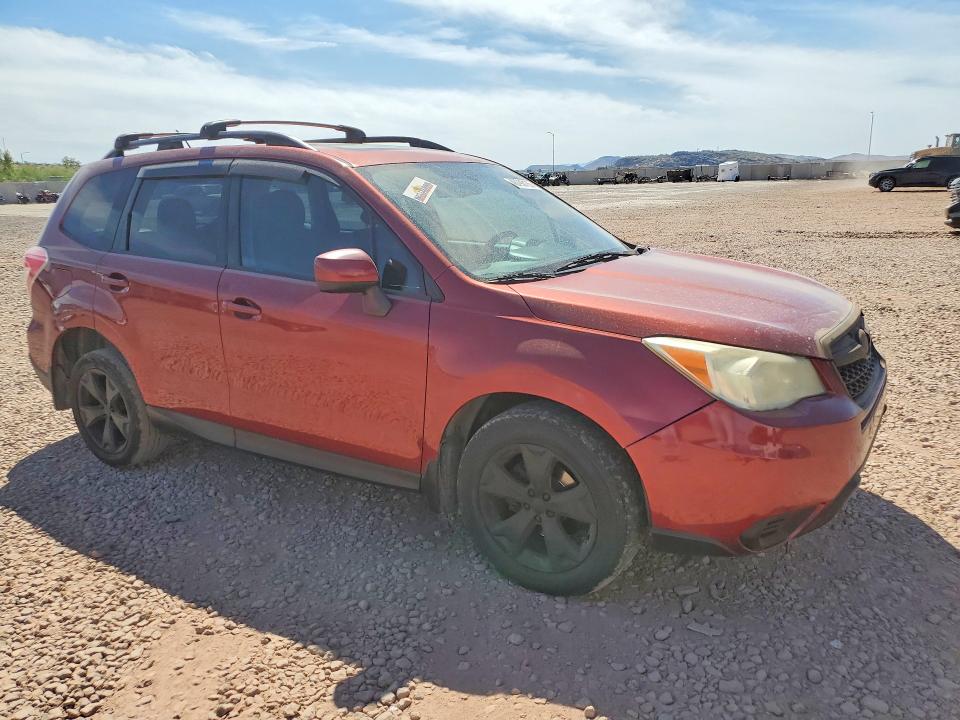 2014 Subaru Forester VIN JF2SJAEC0EH498824 COPART salvage auction — MINOR DENT/SCRATCHES, Az - Certificate Of Title, sold $625 on 2026-07-21 (photo 4)