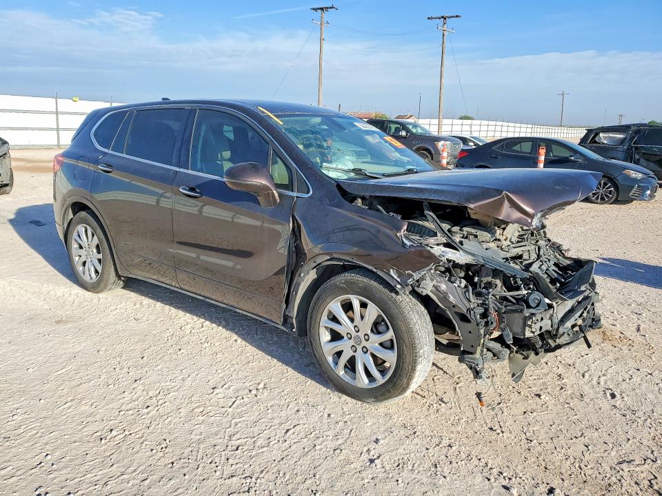 2020 Buick Envision VIN LRBFXBSA4LD229624 COPART salvage auction — FRONT END, Tx - Salvage Vehicle Title, sold $25 on 2026-07-22 (photo 4)