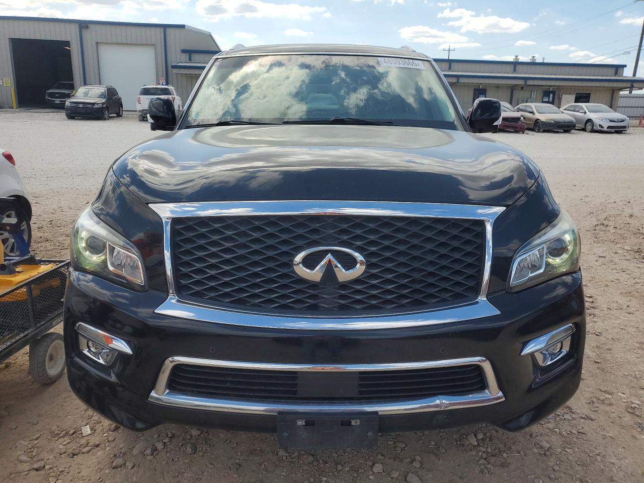 2017 Infiniti QX80 VIN JN8AZ2NE9H9158312 COPART salvage auction — Minor Dent/Scratches, TX - CERTIFICATE OF TITLE (P), sold $4,400 on 2026-07-08 (photo 5)