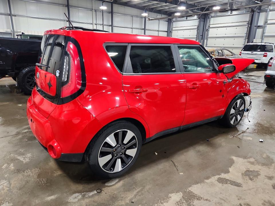 2014 Kia Soul VIN KNDJX3A50E7713166 COPART salvage auction — FRONT END, Mn - Cert Of Title-Prior Salvage, sold $525 on 2026-07-09 (photo 3)