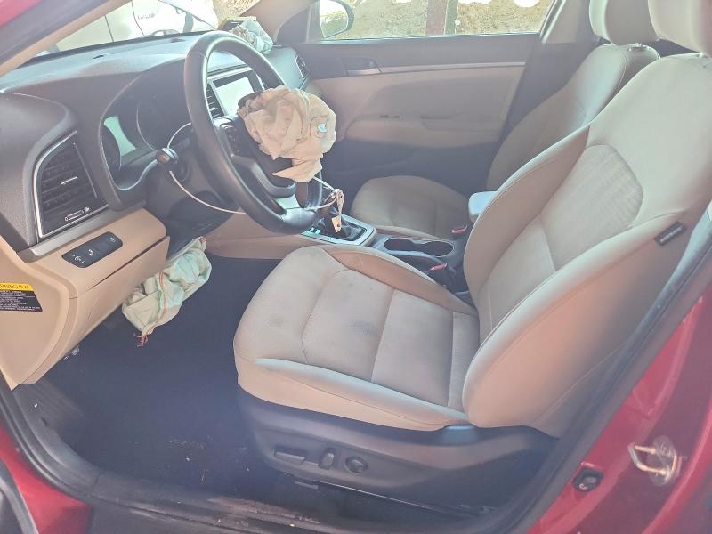 2017 Hyundai Elantra VIN KMHD84LF8HU261605 COPART salvage auction — FRONT END, Id - Salvage Certificate Of Title, sold $2,200 on 2026-07-06 (photo 7)