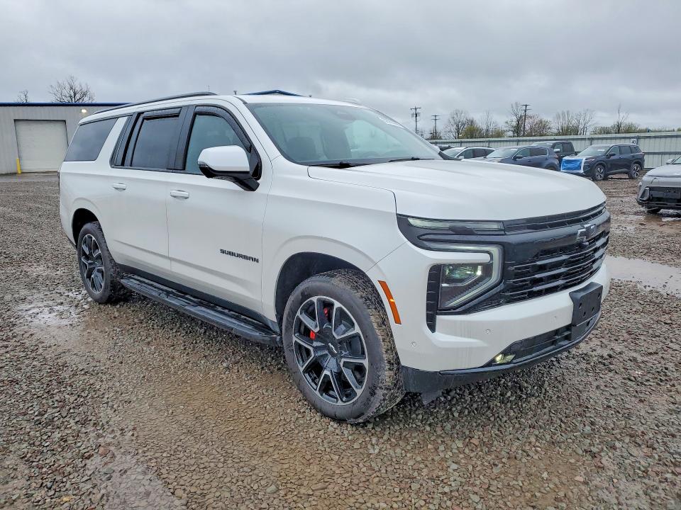 2025 Chevrolet Suburban VIN 1GNS6ERLXSR271347 COPART salvage auction — WATER/FLOOD, NY - MV907A-FLOOD SALVAGE, sold $54,500 on 2026-07-20 (photo 4)