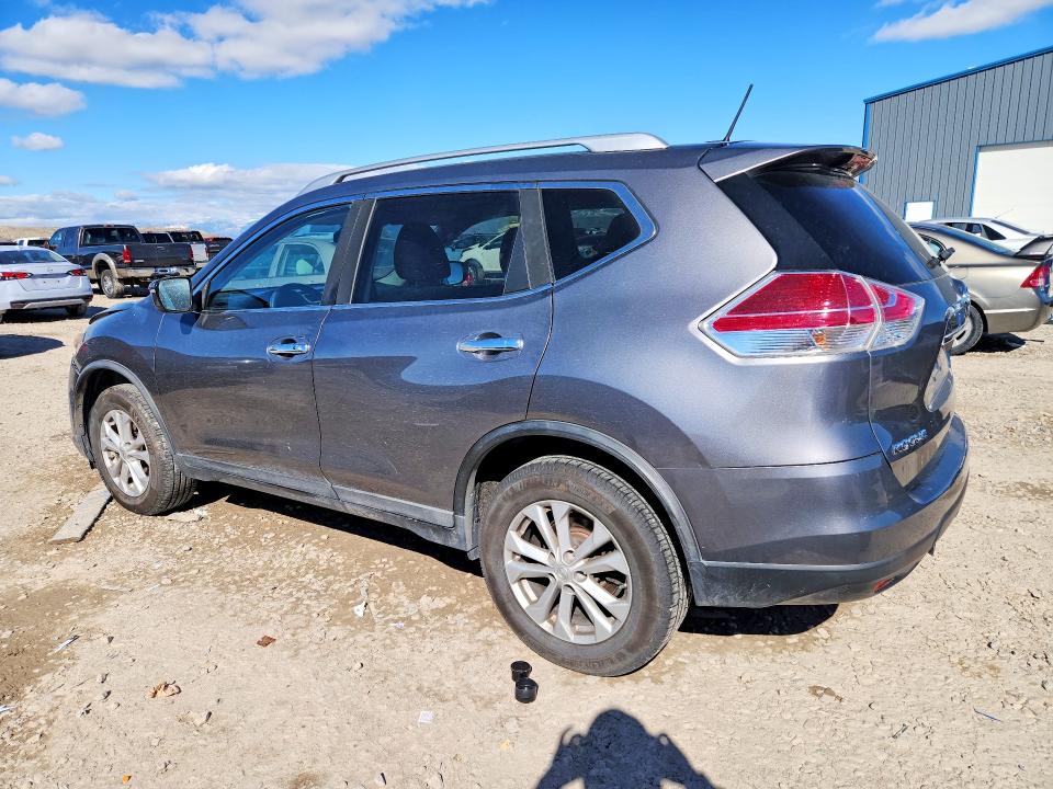 2016 Nissan Rogue VIN KNMAT2MV7GP627034 COPART salvage auction — FRONT END, Ut - Salvage Certificate, sold $725 on 2026-07-14 (photo 2)