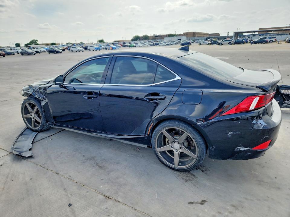 2014 Lexus Is VIN JTHBF1D25E5029589 COPART salvage auction — FRONT END, TX - SALVAGE VEHICLE TITLE (P), sold $3,500 on 2026-07-02 (photo 2)
