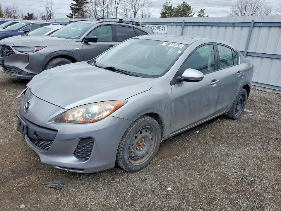 2013 Mazda 3 VIN JM1BL1V71D1849369 COPART salvage auction — FRONT END, Salvage Title, sold $425 on 2026-07-09 (photo 1)