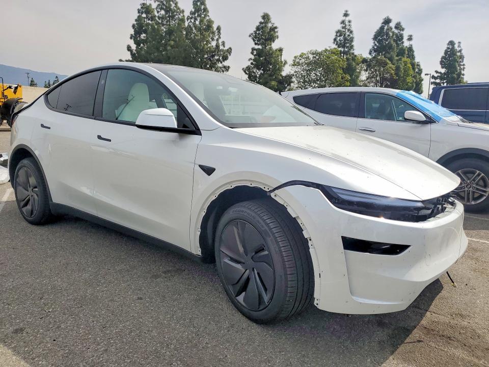 2026 Tesla Model y VIN 7SAYGDEDXTF580884 COPART salvage auction — FRONT END, Ca - Salvage Certificate, sold $18,000 on 2026-07-28 (photo 4)