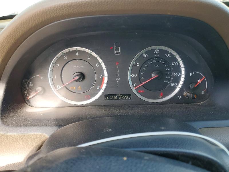 2008 Honda Accord VIN JHMCP26878C022636 COPART salvage auction — FRONT END, Tx - Salvage Vehicle Title, sold $600 on 2026-07-17 (photo 9)