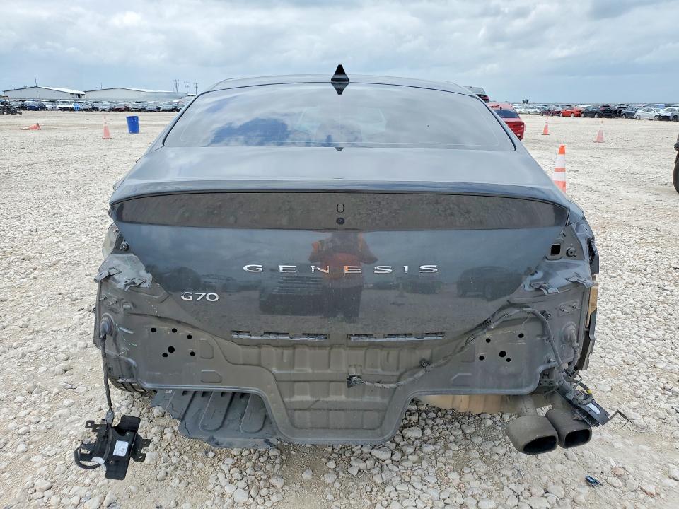 2023 Genesis VIN KMTG34TA5PU123170 COPART salvage auction — REAR END, Tx - Salvage Vehicle Title, sold $8,600 on 2026-07-02 (photo 6)