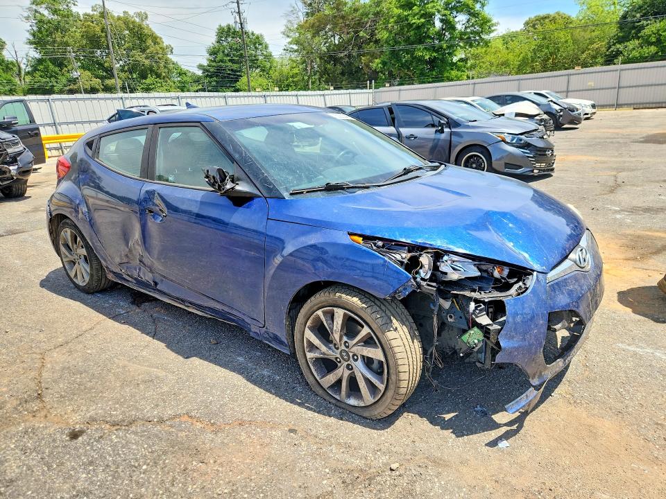 2016 Hyundai Veloster VIN KMHTC6AD9GU302104 COPART salvage auction — FRONT END, Al - Cert Of Title-Salvage Title, sold $550 on 2026-07-06 (photo 4)