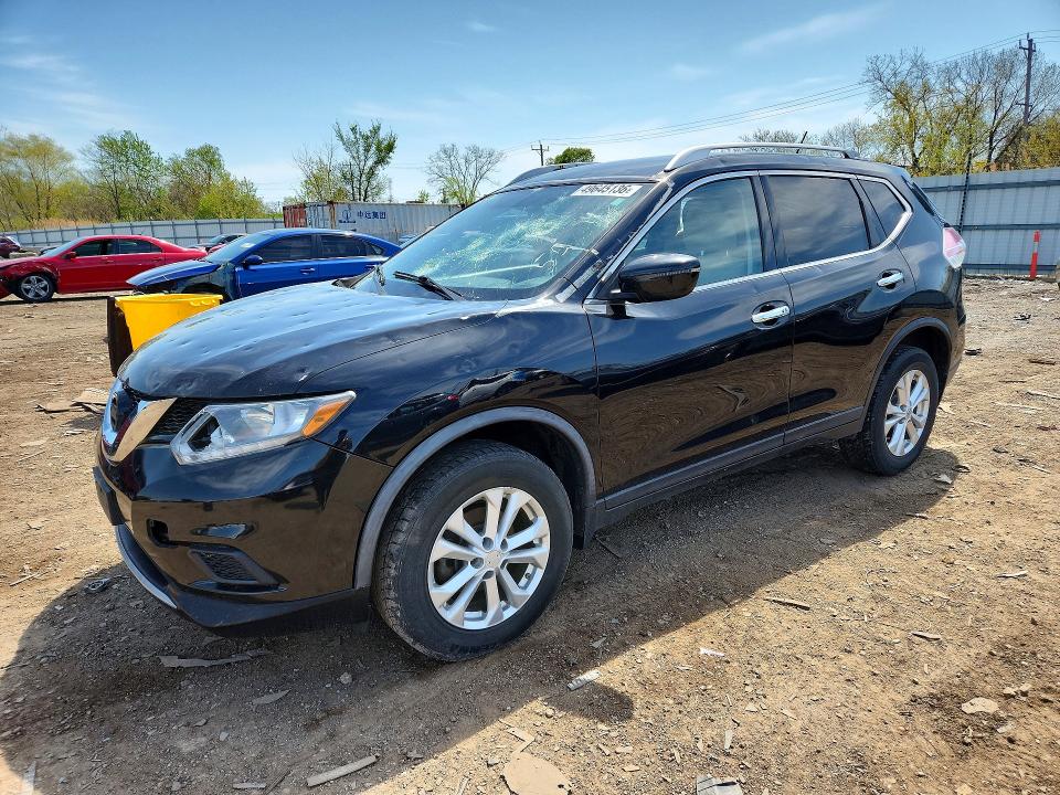 2016 Nissan VIN KNMAT2MV5GP638601 COPART salvage auction — HAIL, Il - Salvage Certificate, sold $1,000 on 2026-07-31 (photo 1)