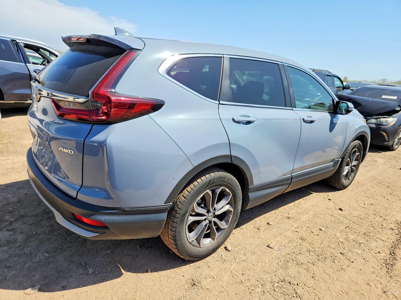 2022 Honda CR-V VIN 7FARW2H55NE016404 COPART salvage auction — Front End, WV - SALVAGE CERTIFICATE, sold $10,300 on 2026-06-25 (photo 3)