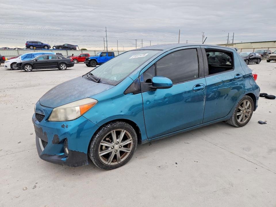 2013 Toyota Yaris VIN JTDKTUD33DD555230 COPART salvage auction — HAIL, Tx - Certificate Of Title, sold $2,600 on 2026-07-24 (photo 1)