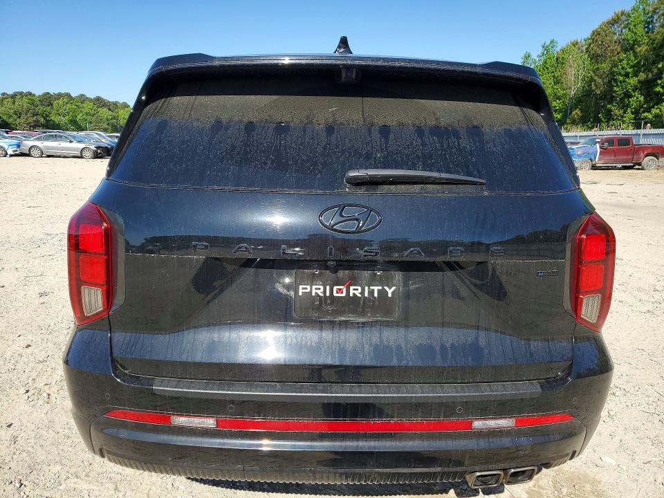 2024 Hyundai Palisade VIN KM8R7DGE7RU673736 COPART salvage auction — FRONT END, Id - Salvage Certificate Of Title, sold $7,800 on 2026-07-28 (photo 6)
