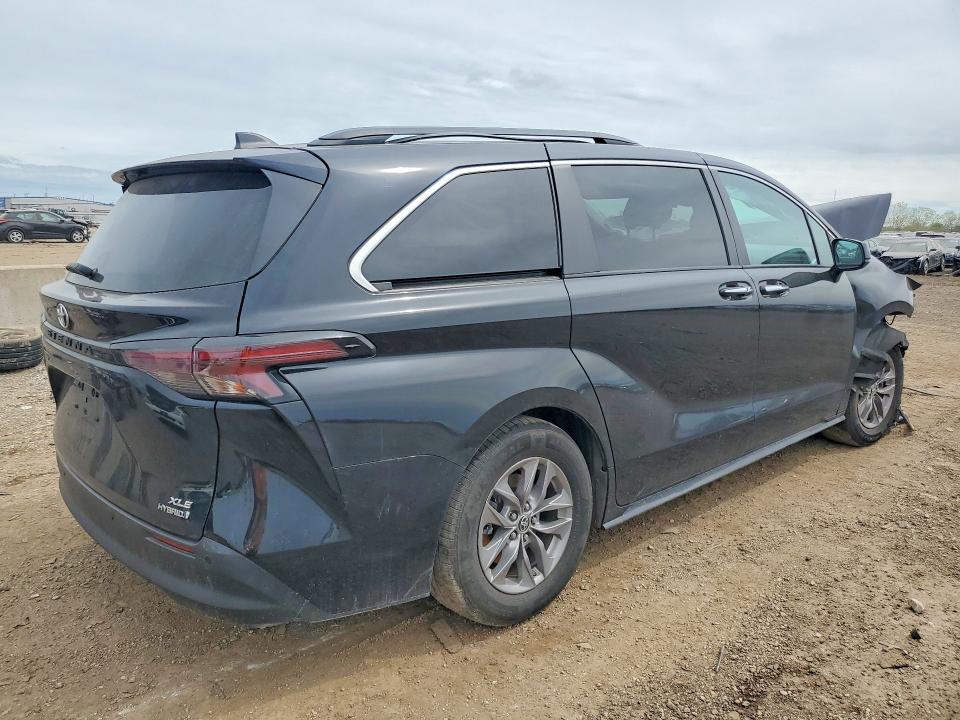 2023 Toyota Sienna VIN 5TDYRKEC9PS152731 COPART salvage auction — FRONT END, Il - Salvage Certificate, sold $6,700 on 2026-07-07 (photo 3)