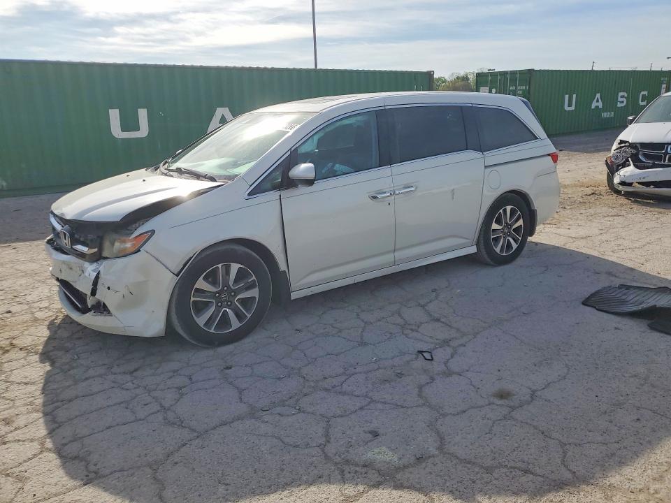 2016 Honda Odyssey VIN 5FNRL5H91GB038850 COPART salvage auction — FRONT END, In - Certificate Of Title, sold $1,850 on 2026-07-02 (photo 1)