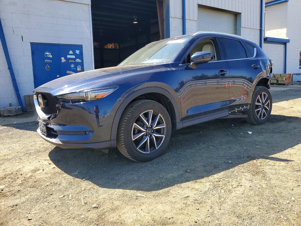 2018 Mazda Cx-5 VIN JM3KFBDM9J1413084 COPART salvage auction — REAR END, Nj - Cert Of Title-Salvage, sold $225 on 2026-07-27 (photo 1)