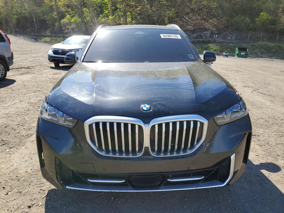 2024 BMW X5 VIN 5UX13EU07R9V48068 COPART salvage auction — FRONT END, Ny - Mv-907A Salvage Certificate, sold $23,300 on 2026-07-02 (photo 5)