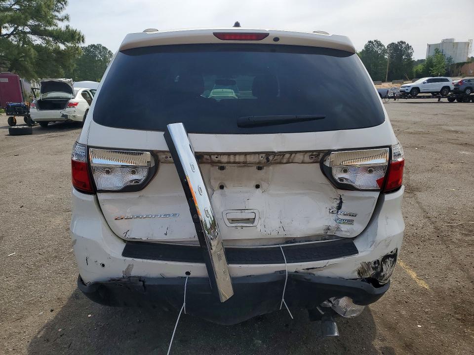 2012 Dodge Durango VIN 1C4RDHDG5CC118503 COPART salvage auction — REAR END, Sc - Cert Of Title-Salvage, sold $550 on 2026-07-03 (photo 6)